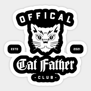 cat father Sticker